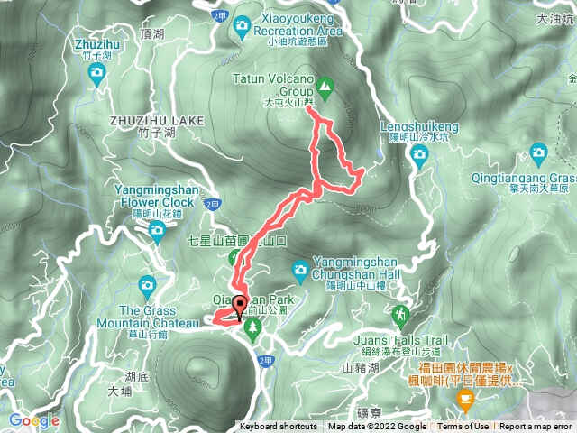 七星山，七星東峰，七星公園，苗圃步道O型
