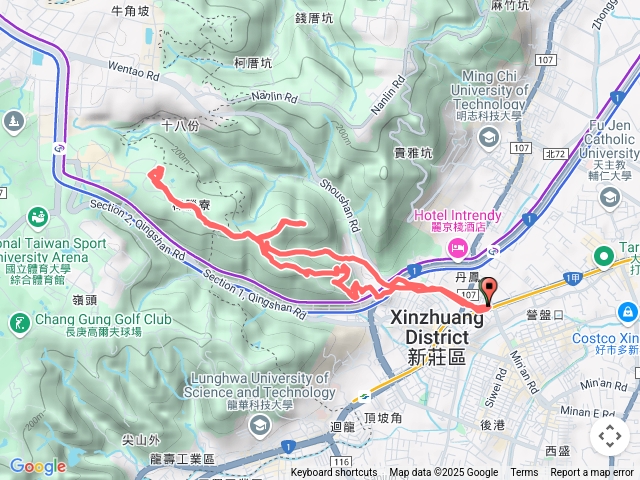 捷運丹鳳站來回文青水園