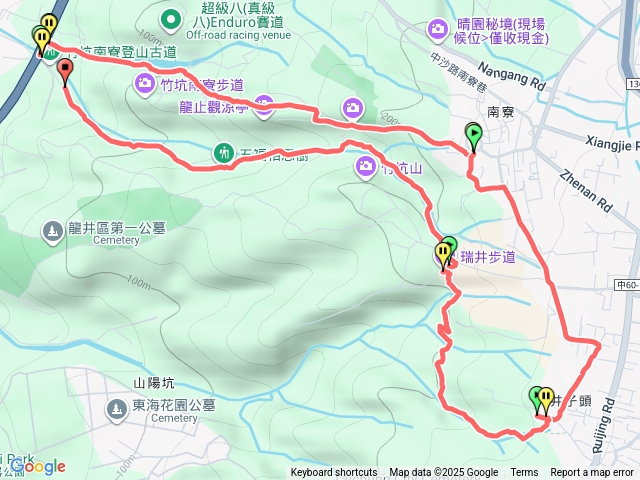 竹坑南寮、瑞井步道O繞預覽圖