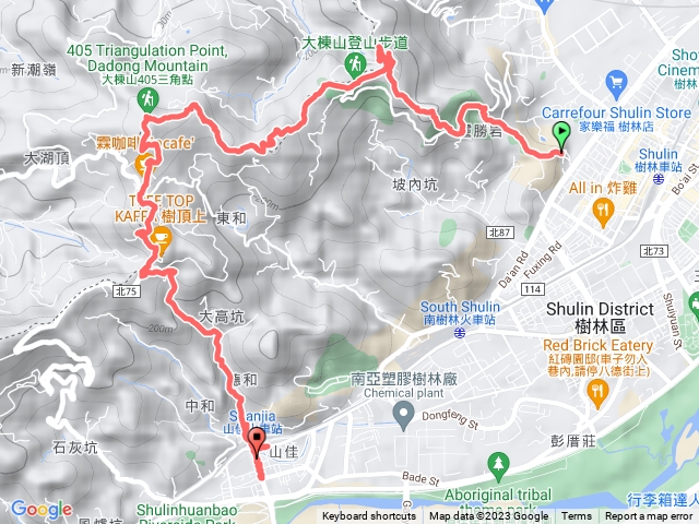 大同山-大棟山縱走