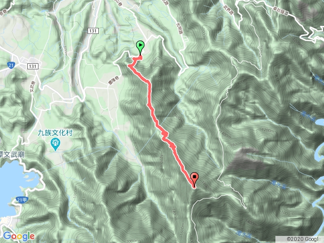 日月潭【大尖山】上山時間