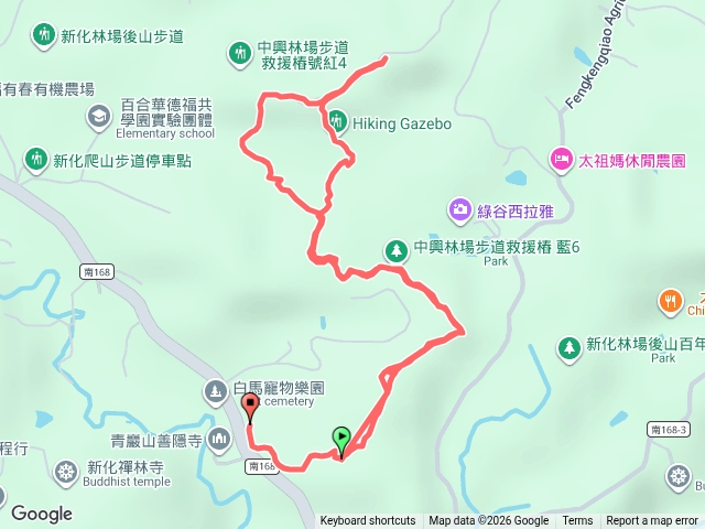 中興大學新化林場後山步道