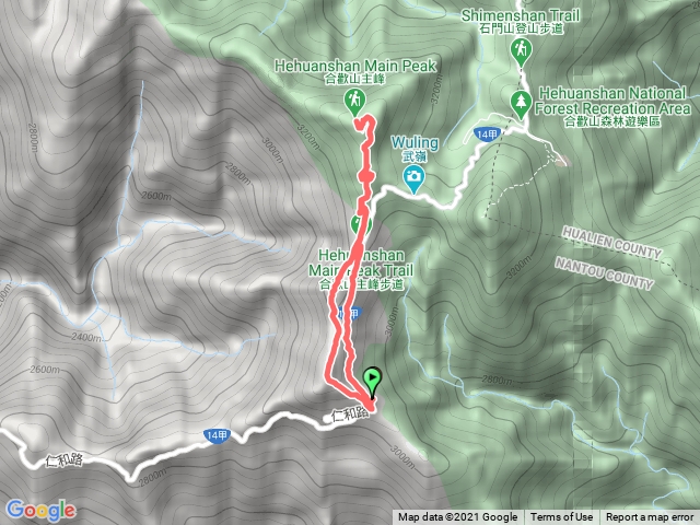 昆陽-合歡南峰-主峰-昆陽