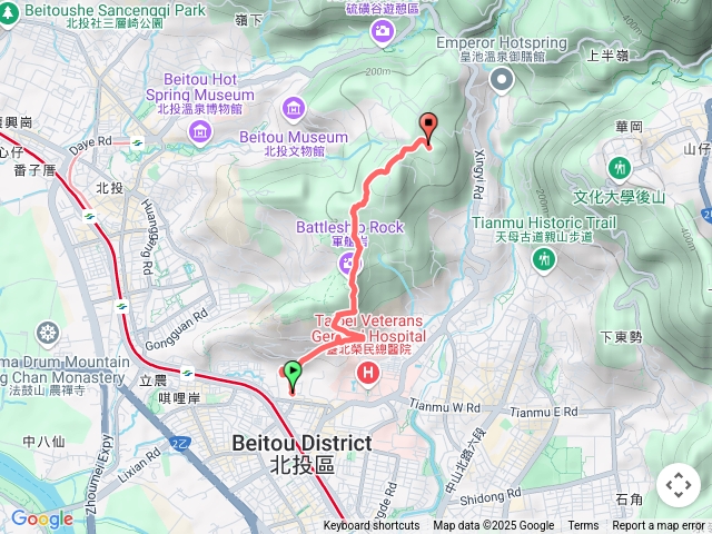 陽明大學上磺溪山