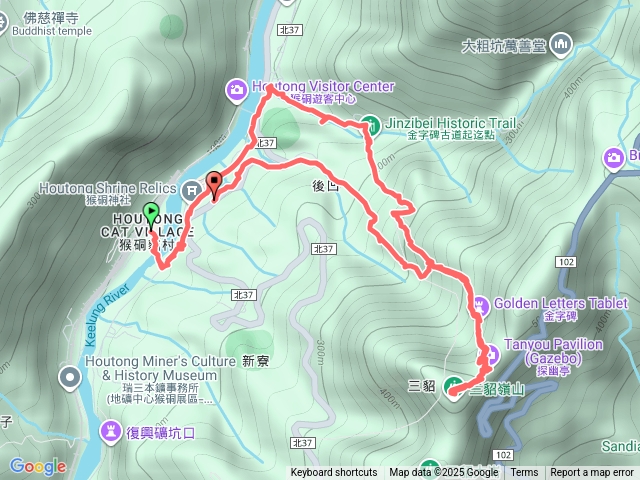 猴硐神社金字碑古道後凹古道