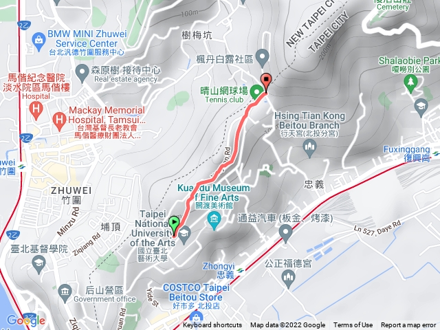 忠義山登山口