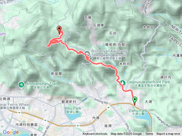 20251206大湖公園鯉魚山忠勇山碧湖露營場