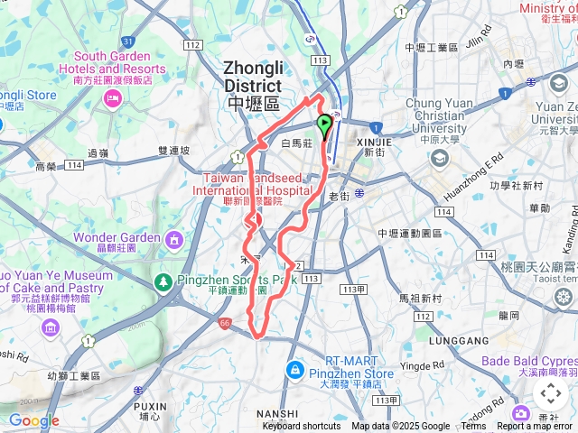 中壢老街溪後段O型環狀