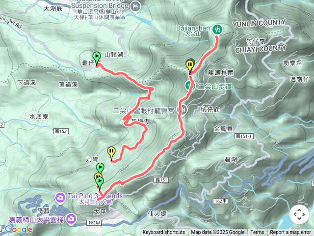 250622逆走雲嘉五連峰