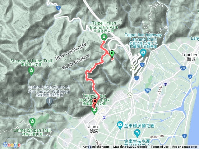 礁溪跑馬古道-縣界公園-鵲子山