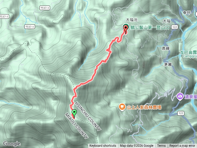 小百岳集起來鵝公髻山步道202609271050預覽圖