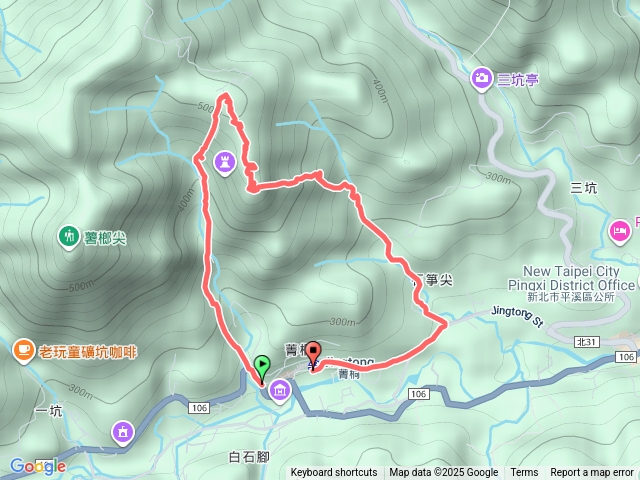微笑山線菁桐煤礦段（石筍尖北稜加強版）預覽圖