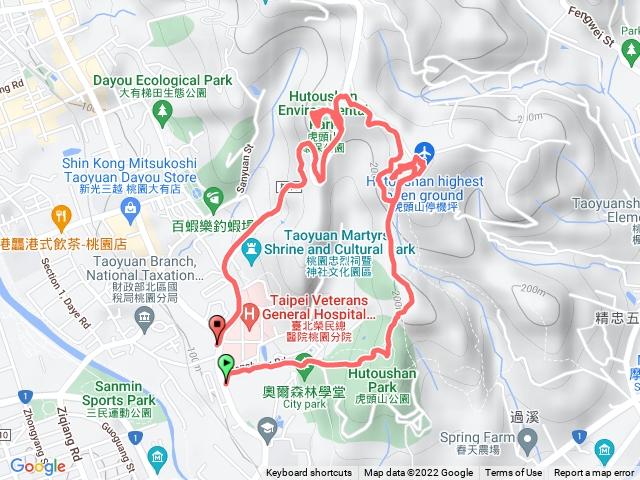 琳-虎頭山-三分山-五分山-王公坑山-虎頭山環保公園