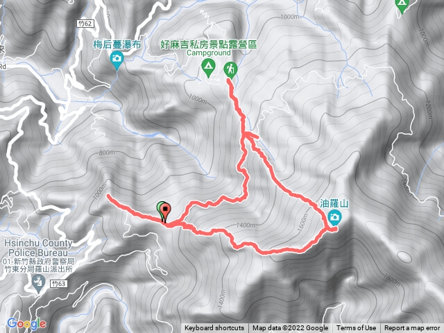 2022.08.13西油羅山、油羅山、油羅山西北峰O型