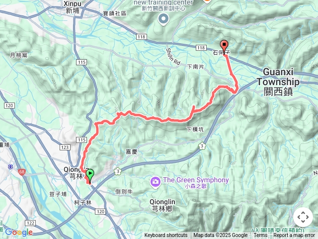 2025-04-07芎林文林閣江霖堂文林步道糖塔山水坑廣山水坑磨山流水窩山西峰主峰南和山下橫坑山樟樹窩山下石光