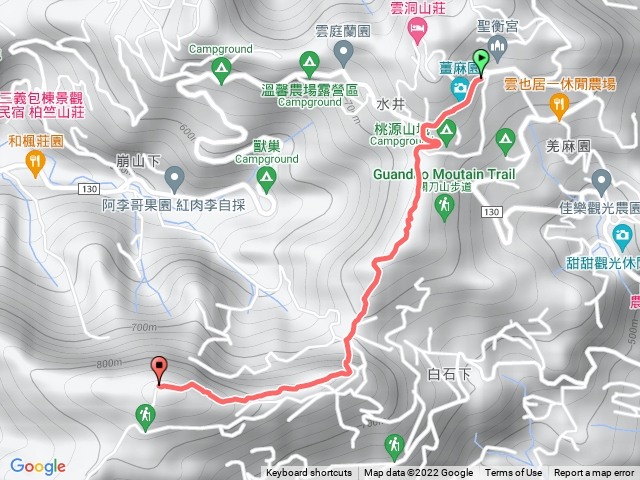 苗栗關刀山-聖衡宮登山口