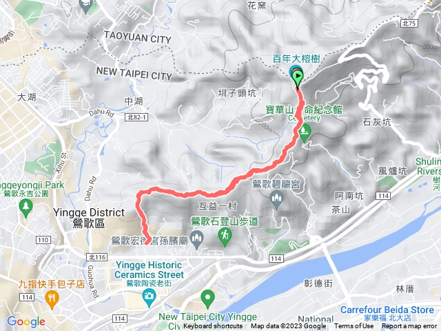 山佳光明山稜線