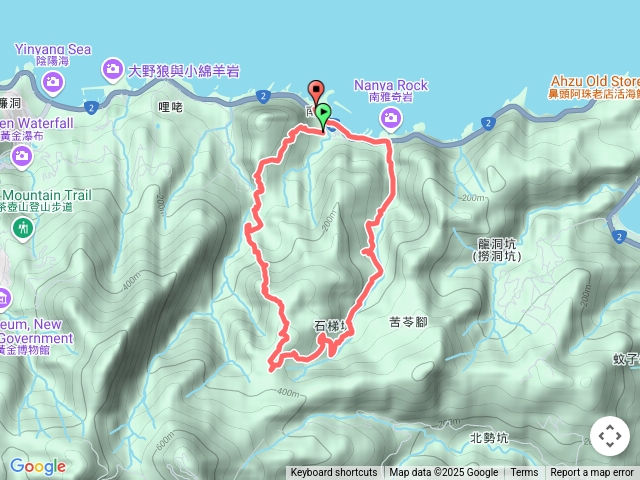 瑞芳雙鬼小霸尖台車隧道石梯坑古道預覽圖