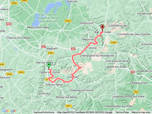 TOUR DE FRANCE FEMMES 2022 ROUTE STAGE 4: TROYES - BAR-SUR-AUBE