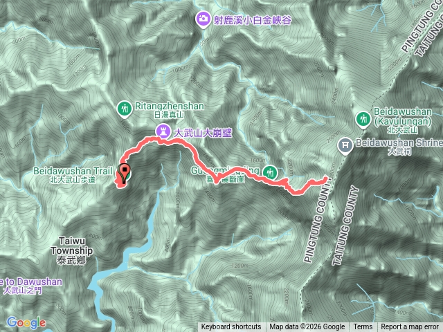 北大武到6.5K撤退預覽圖
