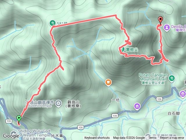 1150722大格頭隧道-石觀音山、刀石崙、薯榔尖、581峰、石筍北稜、石筍尖預覽圖