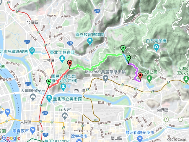 劍潭、文間、金面山