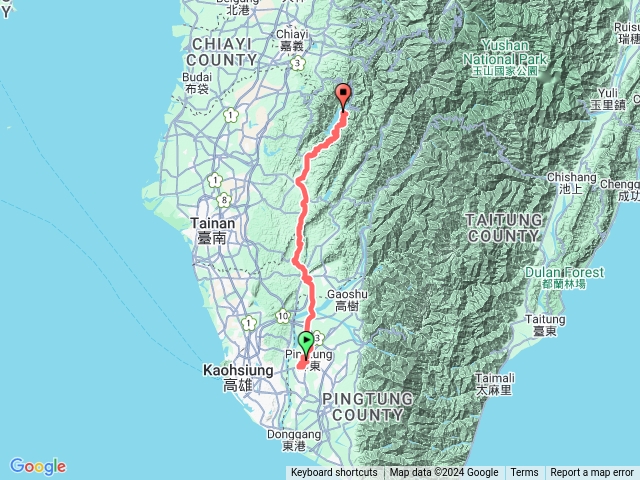 浪漫台3線之屏東火車站嘉義大埔