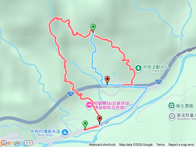 2026.04.18雙溪外柑腳分坑保線路新路線下紙坑山出平水回程順探紙坑越嶺路