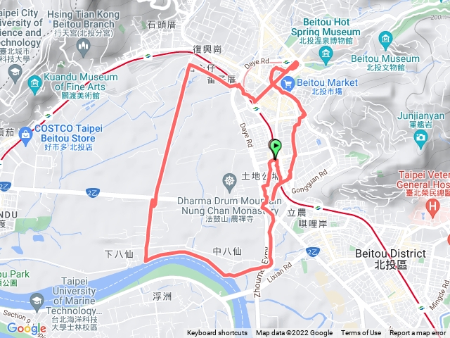 20221218磺港溪步道-田心仔自行車道-貴子坑溪自行車道-基隆河左岸自行車道