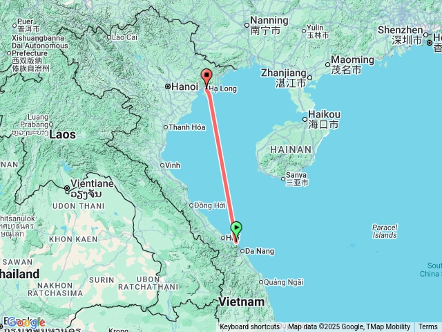 2025.12.10越南峴港到下龍灣軌跡