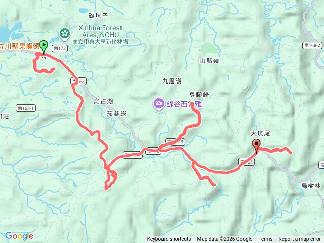 口埤公車亭-口埤山-尖山-臭腳崎山-觀音山-大坑尾山-大坑里公車亭（公車接駁）2026-04-06預覽圖