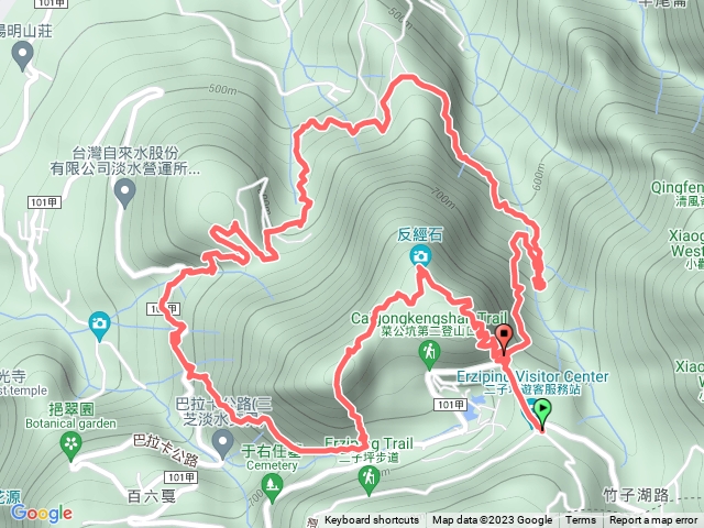 巴拉卡三秀（菜公坑山+百拉卡山+烘爐山+菜公坑瀑布）