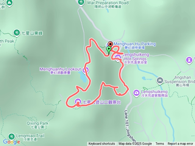 夢幻湖-冷水坑登山口