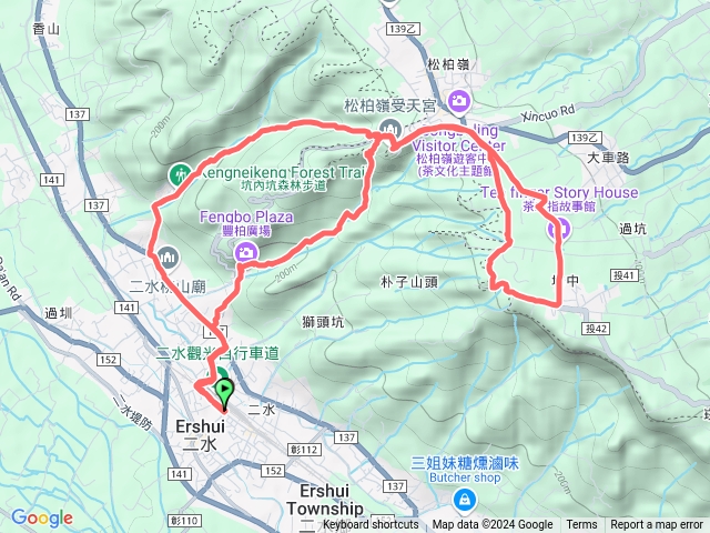 松柏嶺連走松柏坑山，坑內坑步道預覽圖