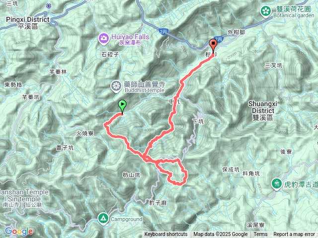 盤山坑枋山坑山豹子廚/中坑古道威惠廟
