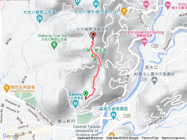 大坑10上9下觀音亭