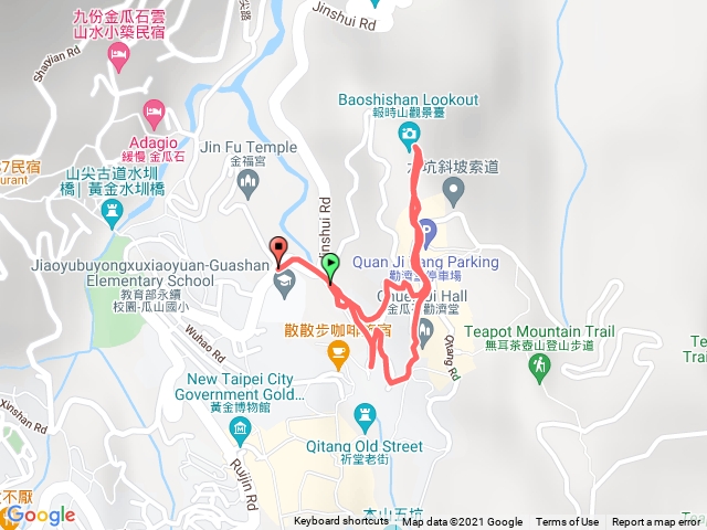 瓜山國小～報時山