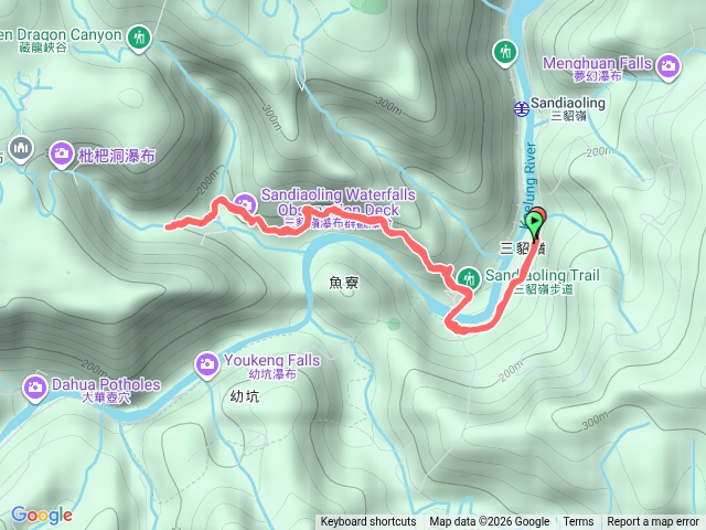 三貂嶺古道走一半