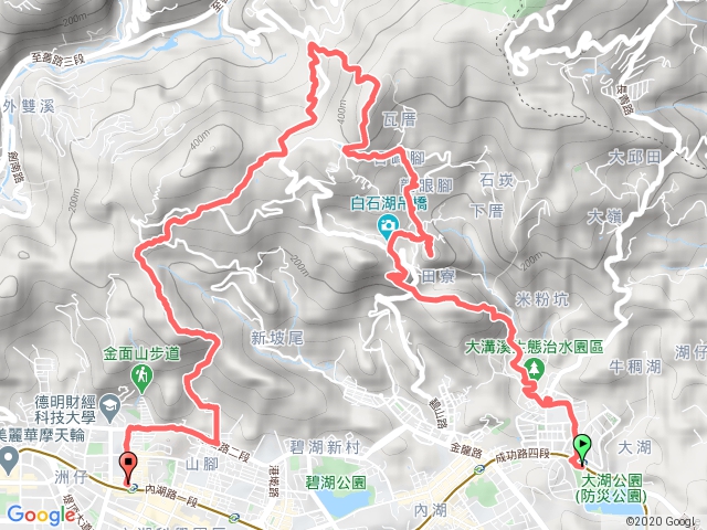 200105大湖公園上經圓覺尖下剪刀石山