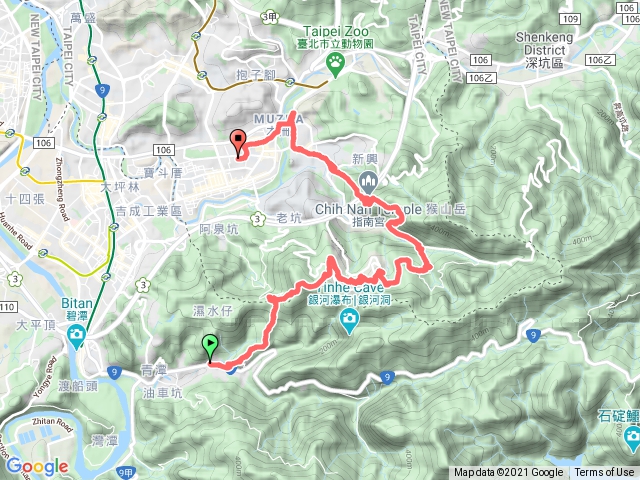 青潭-待老坑山-樟樹步道-指南宮