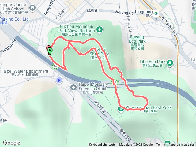 青峰公園、中埔山斷崖腰繞O型預覽圖