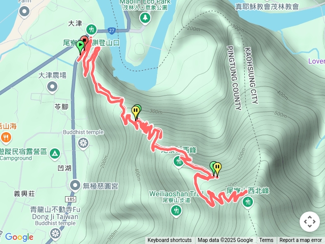 尾寮山登山步道
