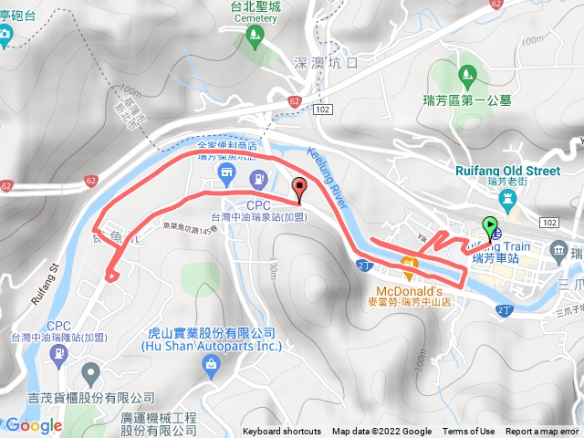 20220116龍川步道-左岸櫻花步道