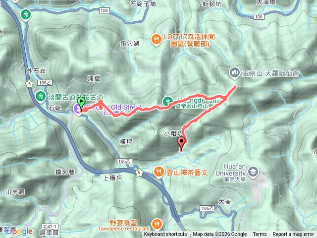 皇帝殿東西峰縱走預覽圖