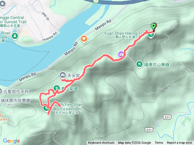 戈鳶山步道之彩壁