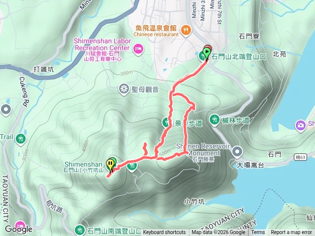 太平山清水坑山石門山環形預覽圖