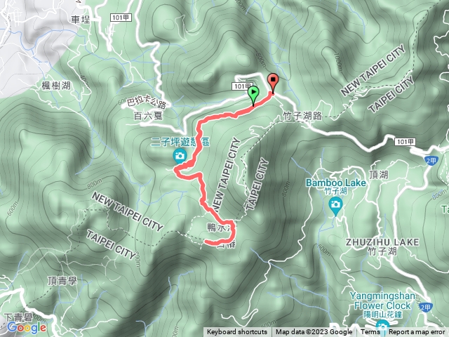 二子坪及大屯山南峰