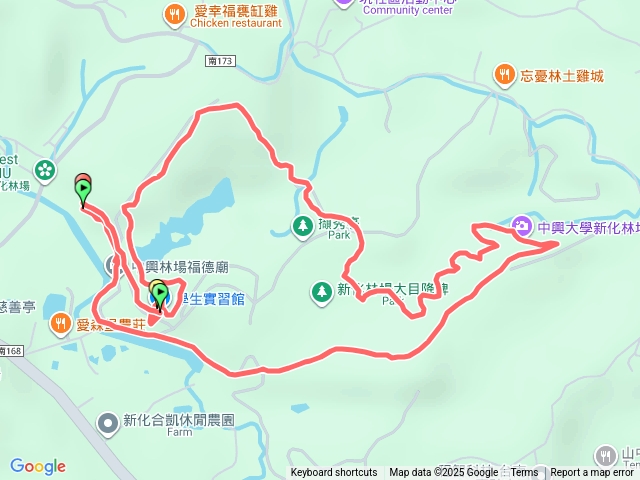 中興大學新化林場步道預覽圖