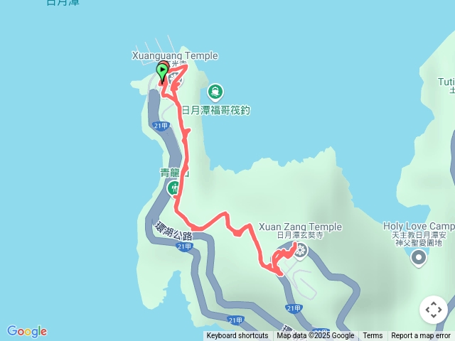 日月潭青龍山步道來回順吃阿婆茶葉蛋