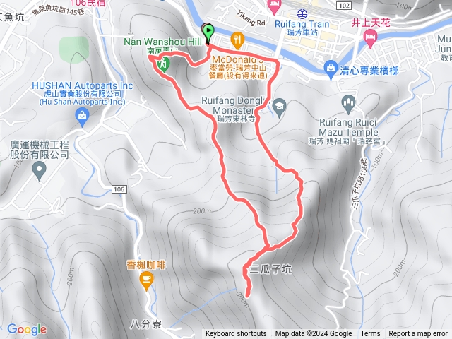 端芳萬壽山坑子內山八分寮山O型